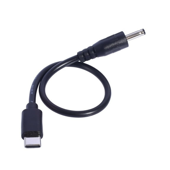 ROZYARD Power Cord 35135 Male to USB Type C Male 5V Power 3.5mmx1.35mm to USB C