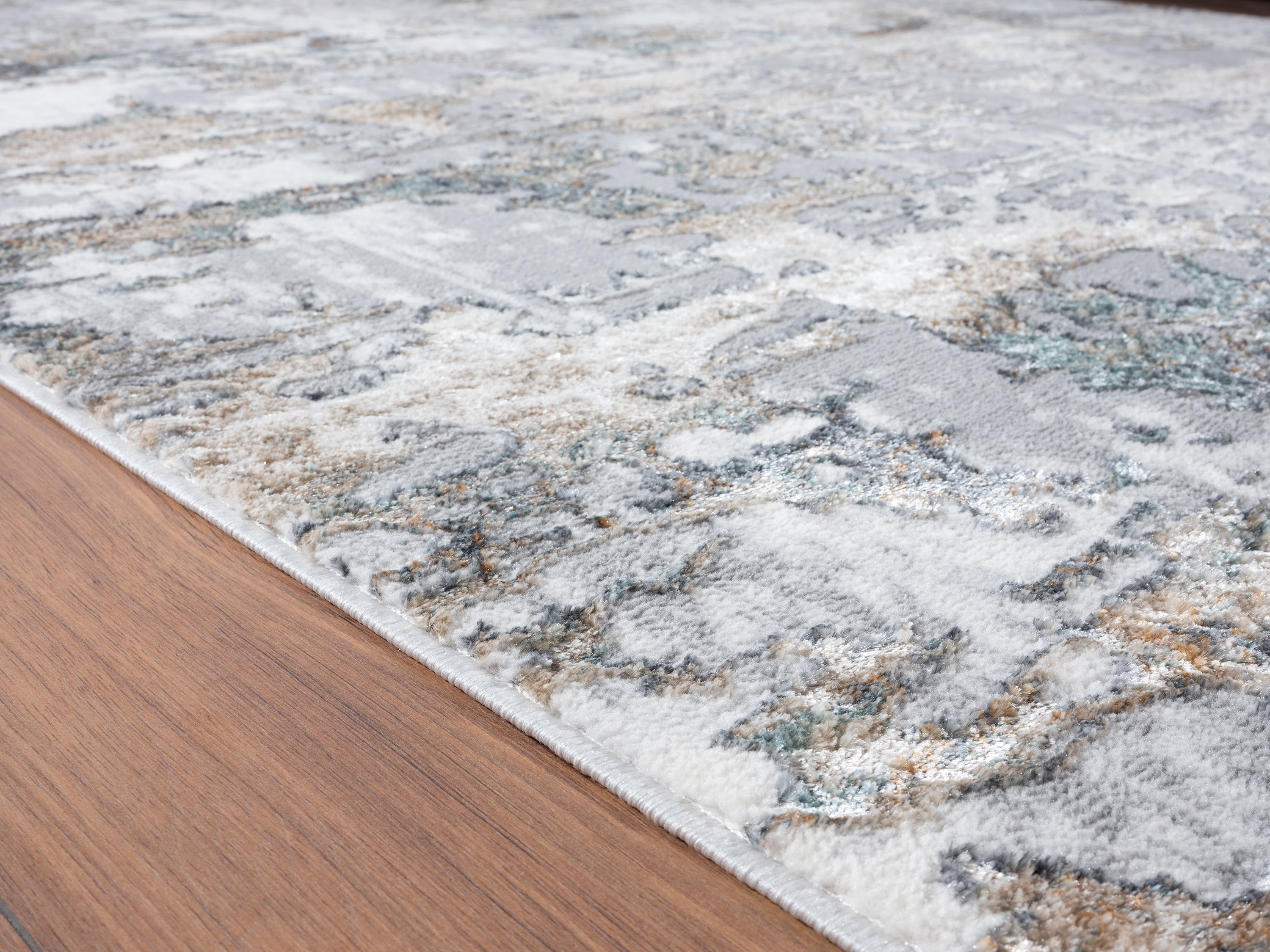 United Weavers of America Symphony Abstract Modern Runner Rug
