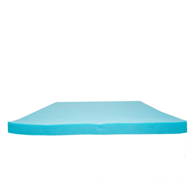 Colchoneta Fresca Memory Foam Azul 8 cm Individual