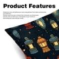 thumbnail image 2 of Ramadan Lantern Elegant Velvet Throw Pillow Covers Set with Unique Patterns - 16x16", 18x18", 20x20" - Pack of 2 for Chair Pillow Covers and Various Occasions, 2 of 6