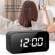 thumbnail image 5 of Reloj digital con altavoz Bluetooth, despertador con alarmas, espejo, pantalla LED, Bluetooth V5.0, tarjeta TF y cable auxiliar, altavoces Bluetooth., 5 of 8