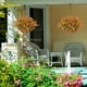 thumbnail image 5 of Flores Colgantes Artificiales Wosthever de Apariencia Realista Naranja 45cm, 5 of 6