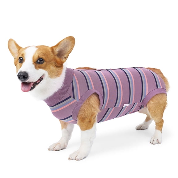 1pcs postoperative suit for dogs High elasticity Breathable dog spay/neuter suit for dogs after surgery - L