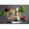 thumbnail image 3 of Cavalier Spaniel Christmas Cookies Glass Cutting Board, 3 of 5