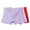 Z1-Purple, variant on Karight 3-Pack Women's Cotton Underwear High Waisted Summer Thin Soft Briefs Stretchy Boyshorts Panties