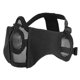 thumbnail image 4 of Máscara de PC JAMW media ajustable de malla de acero con protección para OÍDOS estilo militar, 4 of 4