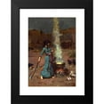 thumbnail image 2 of John William Waterhouse 18x24 Black Modern Framed Museum Art Print Titled - The Magic Circle, 2 of 5