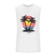 thumbnail image 4 of Camiseta sin mangas de cuello redondo para hombre, informal, a la moda, con estampado, deportiva, de poliéster, 4 of 5