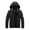 thumbnail image 1 of WRKEKC Men's Lightweight Windproof Cycling Coat for Spring Outdoor Riding, Thin Mountain Climbing Work Jacket with Water Resistant Black 4XL, 1 of 7