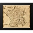 thumbnail image 2 of Arrowsmith, Aaron 17x15 Black Modern Framed Museum Art Print Titled - France, 1812, 2 of 5