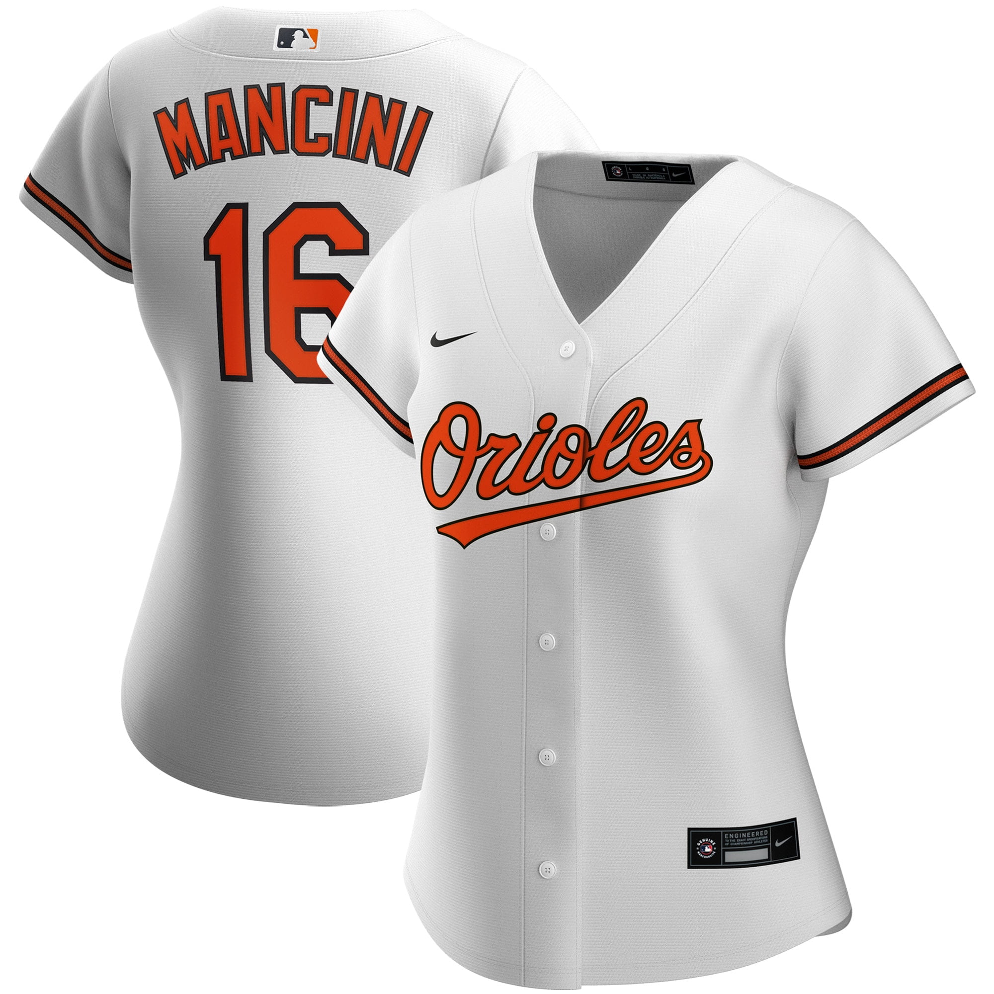 white orioles jersey