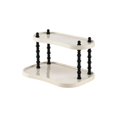 thumbnail image 1 of Large Capacity Cream Storage Shelf, Multi-Tier Plastic Organizer for Home Office Decor, Space-Saving Shelf for Books Perfume Makeup, 1 of 6