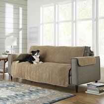 Better Homes Gardens Ripple Plush Tan Sofa Furniture Cover Slipcover