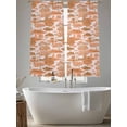 thumbnail image 5 of Orange Garden Sheer Curtains 72 Inch Length 2 Panels Set, Modern Art Building Trees Boat Landscape Voile Window Treatment Rod Pocket Curtains Sheers Drapes for Bedroom/Living Room/Kitchen 52"x72"x2, 5 of 7