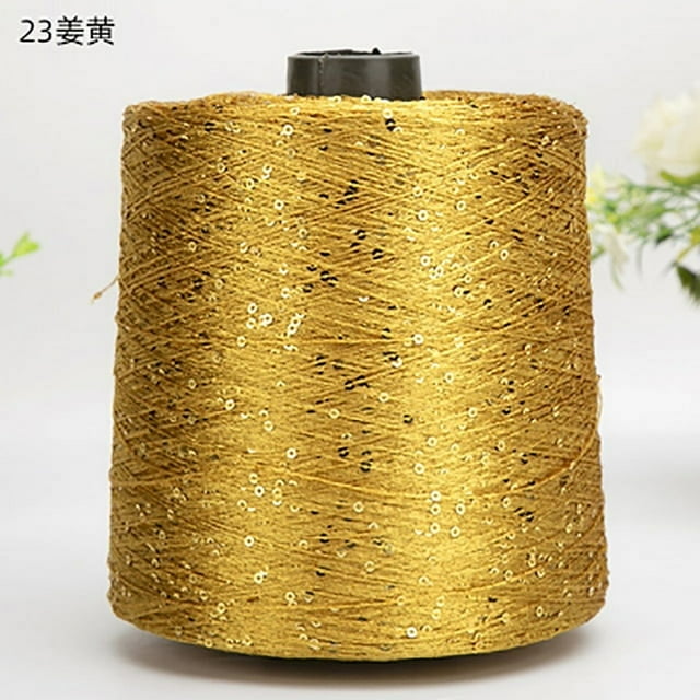 500G Summer Ice Silk Glitter Yarn Sequin Yarn Hand Crochet Thread Knitting Clothes Needlework