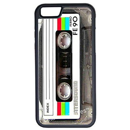 Ganma Case For iPhone 6s Case, Retro Cassette Case For iPhone 6s (4.7) Black Case