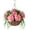 Champagne, variant on Artificial Flowers in Hanging Basket Planter for Home Spring Decoration, Silk Hydrangea Outdoor Indoor Arrangements, Metal Coconut Lining Basket with Faux Plant(Champagne)