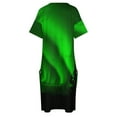 thumbnail image 4 of Vestido colgante Aurora Boreal con bolsillo para mujer, vestido de noche elegante para boda., 4 of 6