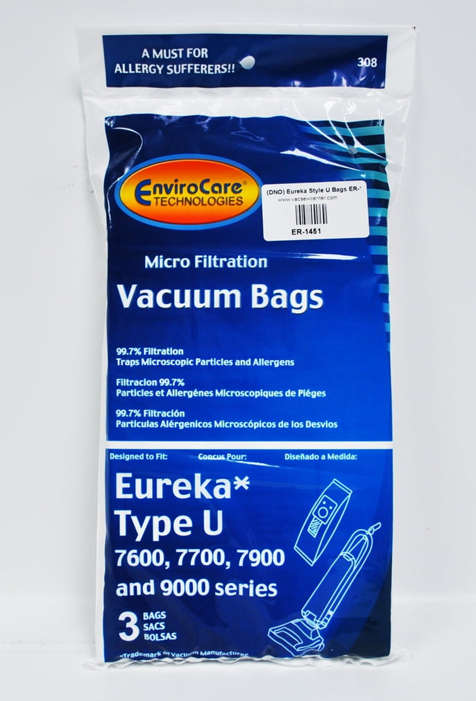 Eureka Style U Upright Vacuum Cleaner Bags - Walmart.com - Walmart.com