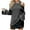 Dark Gray, variant on Aoochasliy Womens Sweaters Clothes Pullover Long Sleeved Round-neck Solid Flared Sleeves Cardigan Top