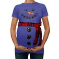thumbnail image 2 of FAMTKT Maternity Summer Clothes, Women Christmas Snowman T Shirts Pregnancy Tee Tops Clothes, Plus Size Tops for Women, 2 of 8