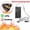 black, variant on Noothes USB Heater Portable Personal Heater USB Powered Mini Heater For Office Desk Camping Outdoor Travel Thermal Heating Pad Small Appliances