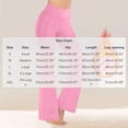 thumbnail image 3 of Sunnin Solid Color Fleece Lined Pants High Waist Yoga Workout Stretch Flare Leg Winter Wear, 3 of 8