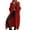 Red, variant on Uobin Women Oversized Long Knit Cardigan, Open Front Sweater Coat Loose Casual Pocket Outerwear for Fall Winter