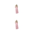 thumbnail image 2 of Llavero dijes Matsuzay 10 piezas colgante de borla de gamuza para DIY Rosa claro, 2 of 6