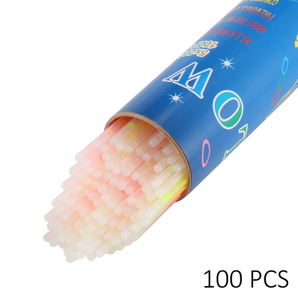 TureClos 100pcs Glow Sticks Bulk Party Supplies Light Stick Bracelets