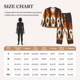 thumbnail image 6 of Disketp Pajamas Set Long Sleeve Sleepwear Womens Button Down Nightwear Pj Sets-Fall Gnomes, 6 of 9