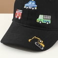 thumbnail image 6 of Childrens Baseball Cap With Car Design Embroidered For Boys And Girls Cartoon Mesh Cap Kids Sun Hat Outdoor UPF 50+ Kids Hat for Boys Girls Bucket Hat for Fishing Beach Safari, 6 of 7