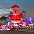 thumbnail image 5 of OZIS Giant 40Ft Inflatable Santa Claus with Blower for Christmas Yard Decoration Outdoor Yard Lawn Xmas Party Blow Up Decoration, 5 of 5