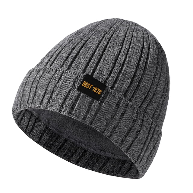 Gorro de invierno con forro de satén para mujer y hombre, gorro holgado con forro de seda para invierno, gorro de punto cálido con puños