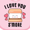 thumbnail image 4 of Inktastic I Love You Smore with Cute Food Valentine Girls Baby Bib, 4 of 4
