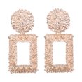 thumbnail image 1 of kurtrusly Women Geometric Shape Metal Earring Girl Exaggerated Sqaure Dangling Earring Solid Color Ear Drop Jewelries, 1 of 8