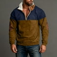 thumbnail image 5 of Wutalume Men's Spring Casual Standing Collar Sweatshirt, Outdoor Wear Loose Fit Long Sleeve Top, Comfortable Fabric for Everyday Use and Adventure Trips,Navy M, 5 of 5