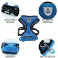 thumbnail image 4 of PUPIX Cat Harness with Leash Adjustable Pet Dog Harness No Pull Puppy Kitten Soft Harness Breathable Mesh Control, 4 of 8