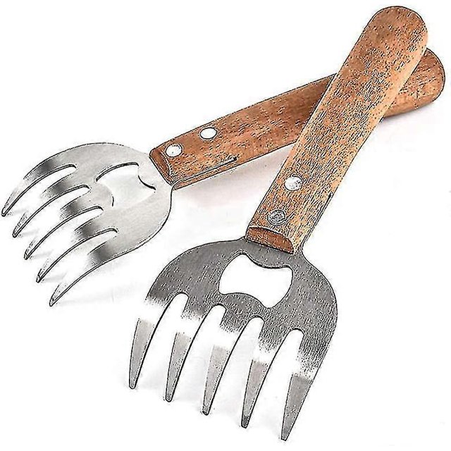 Meat Claws Meat Remover,2 Pieces Bbq Pulled Pork Meat Shredder Bear Claws Stainless Steel Meat Handler,pulled Pork & Meat Claws Meat Shredder Forks An