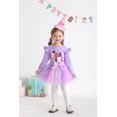 thumbnail image 2 of Younger Tree Girl Birthday Outfit Baby Fall Winter Long Sleeve Sweatshirt Bowknot Tutu Princess Party Dress Set with Bag for 18-24 Months, 2 of 9