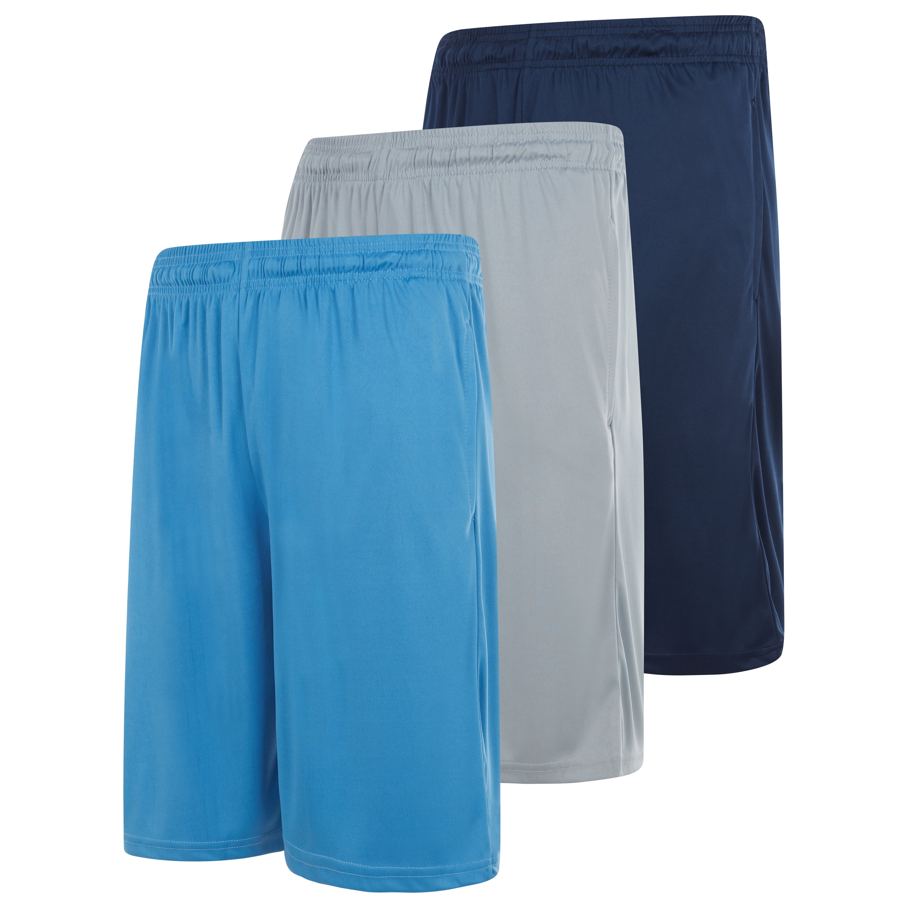 Daresay 3 Pack Men's Basketball Shorts Dry Fit Mens Athletic Shorts