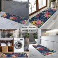 thumbnail image 2 of Pioneer Flower Floral Print Pattern Kitchen Rug Mat,Kitchen Runner Rugs Non Skid Washable,Decorative Kitchen Floor Mats for Kitchen,Sink,Laundry,17"X47", 2 of 5