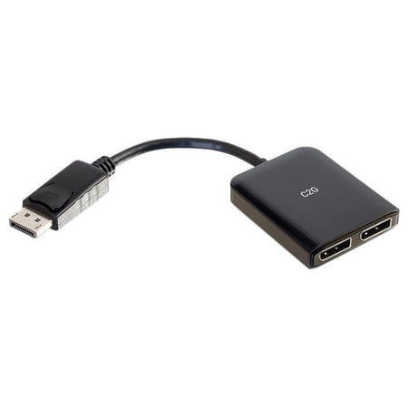 UPC: 0757120542919 | C2G 54291 DisplayPort to DisplayPort Monitor Splitter – 2 Port 4K DisplayPort MST Hub USB Powered