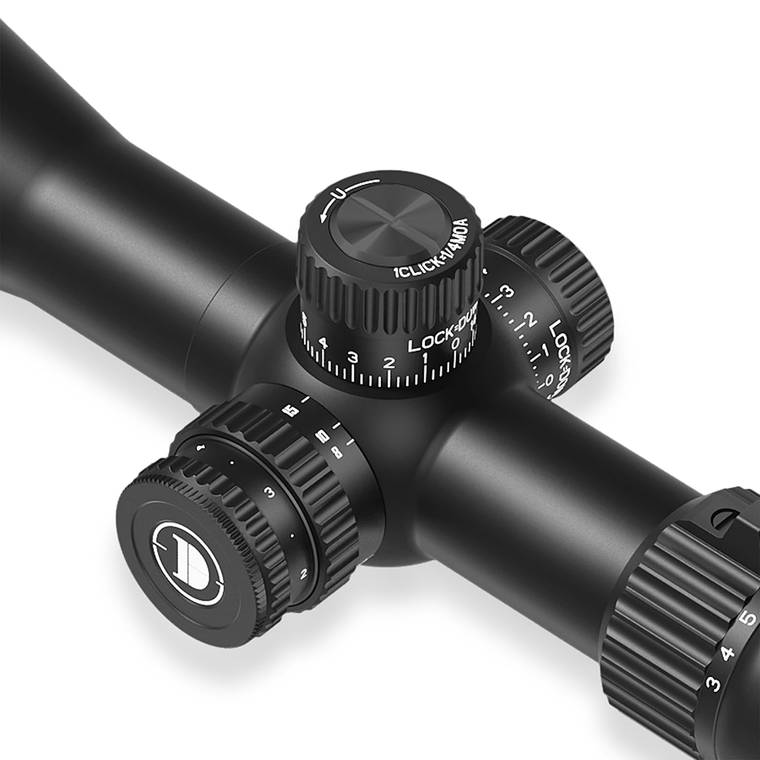 DISCOVERYOPT LHT 4.5-18X42 FFP MOA Side Parallax Adjustment Riflescope Illumination 30mm Tube
