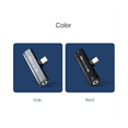 thumbnail image 5 of 2In1 USB Type-C to USB C/3.5mm Earphone Adapter Headphone DAC Audio Converter 32Bit/384KHz Digital Decoder PD27W Grey, 5 of 5