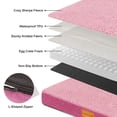 thumbnail image 5 of Exclusivo Mezcla Large Dog Bed with Removable and Washable Cover, Orthopedic Pet Bed for Crates, Non-Slip Bottom and Waterproof Liner, 42"×28", Pink, 5 of 10