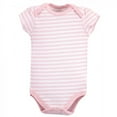 thumbnail image 4 of Little Treasure Baby Girl Cotton Bodysuits 5pk, Brunch, 6-9 Months, 4 of 6