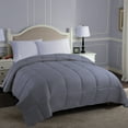 thumbnail image 5 of BNM Classic Down Alternative Comforter, Cal King, Silver, 5 of 7