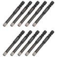 thumbnail image 4 of Juego de Brocas Diamante 10 Piezas, con NúCleo Seco 6 mm para CeráMica, Granito, Azulejos, Vidrio, MáRmol, Ladrillo, Piedra, 4 of 5