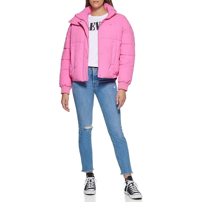 Levi's Women's Cinch Waist Puffer Jacket - Walmart.com Levi's Women's Cinch Waist Puffer Jacket - Walmart.com